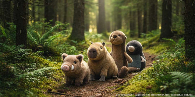 Peluche Animaux de la Forêt