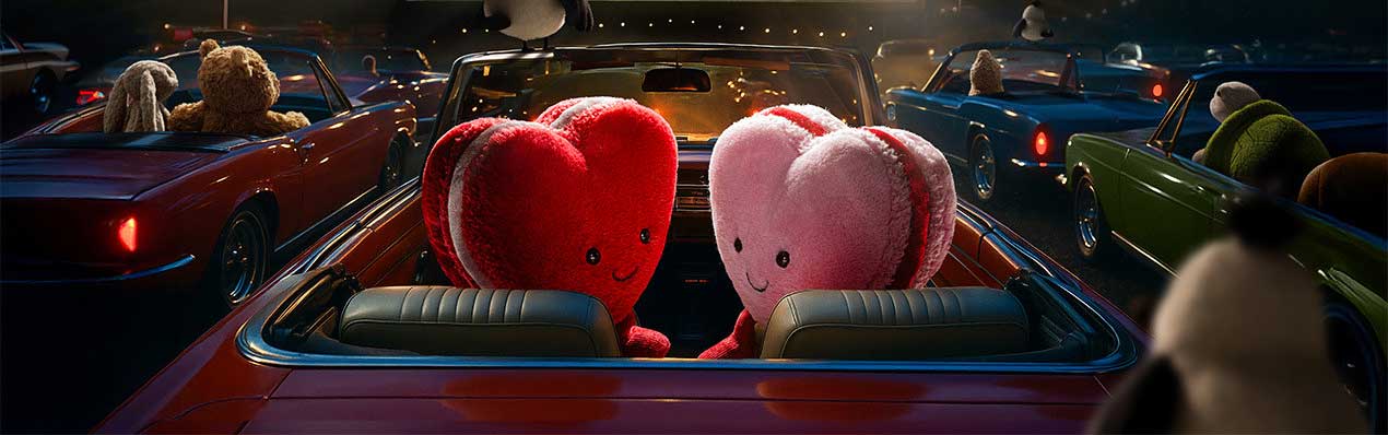 peluche saint-valentin thème amour