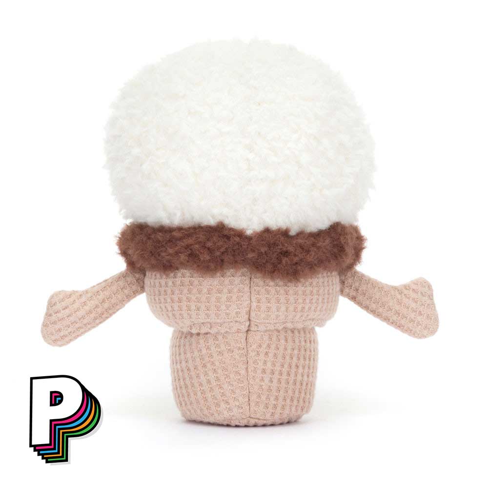 Dos de la peluche glace