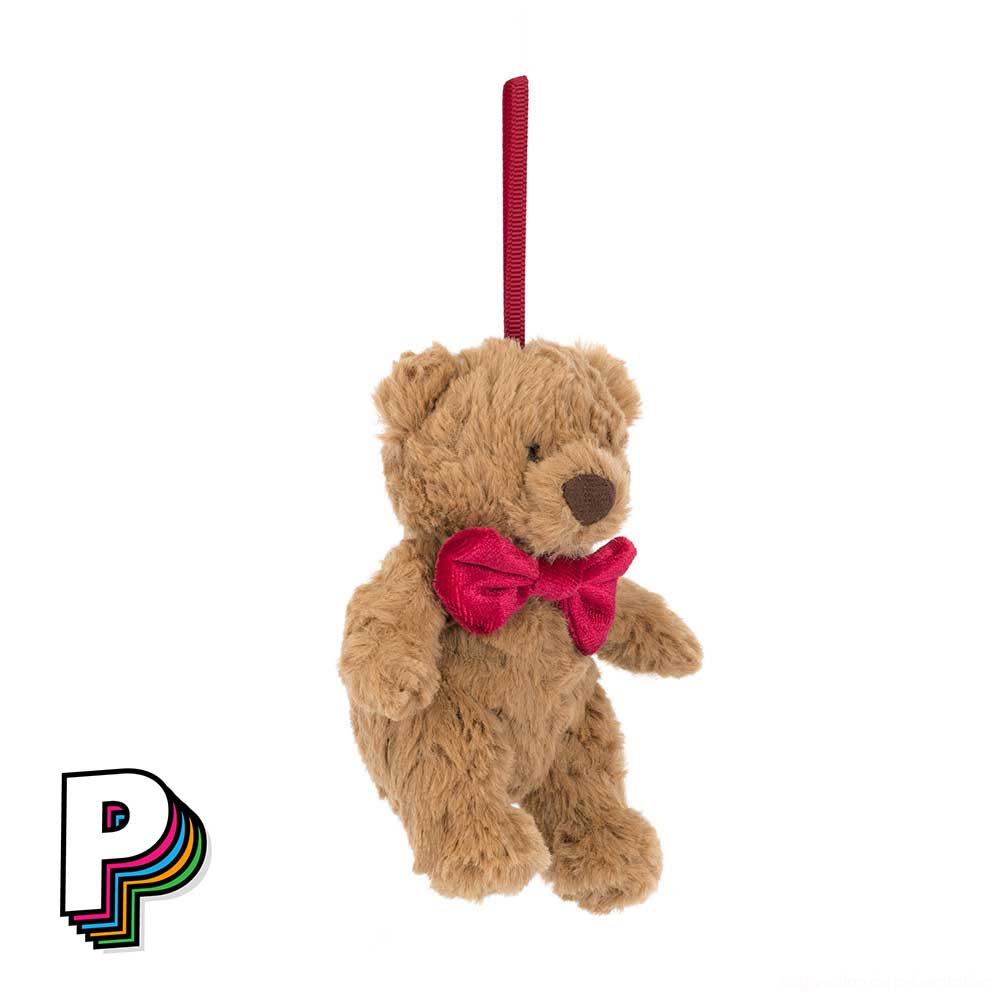 Bartholomew Bear Tree Decoration de côté