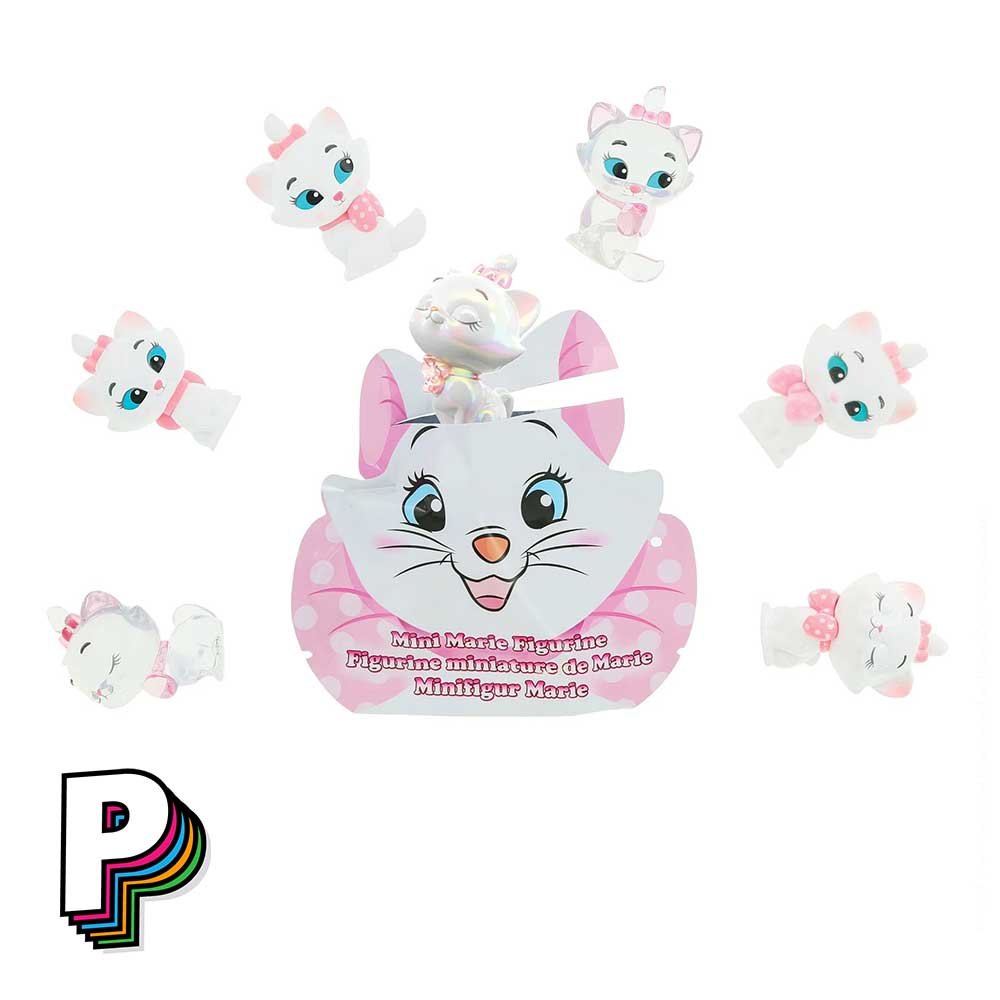 Blindbox Mini Marie chat Les Aristochats Disney : 6 figurines à collectionner + figurine mystère 