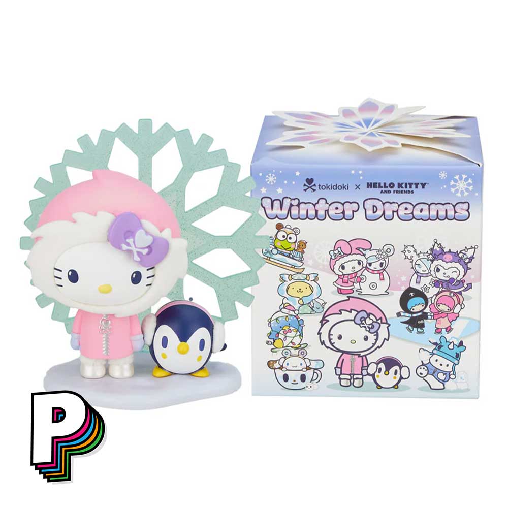 Blindbox Hello Kitty Winter Dreams Tokidoki Sanrio avec figurine et boite