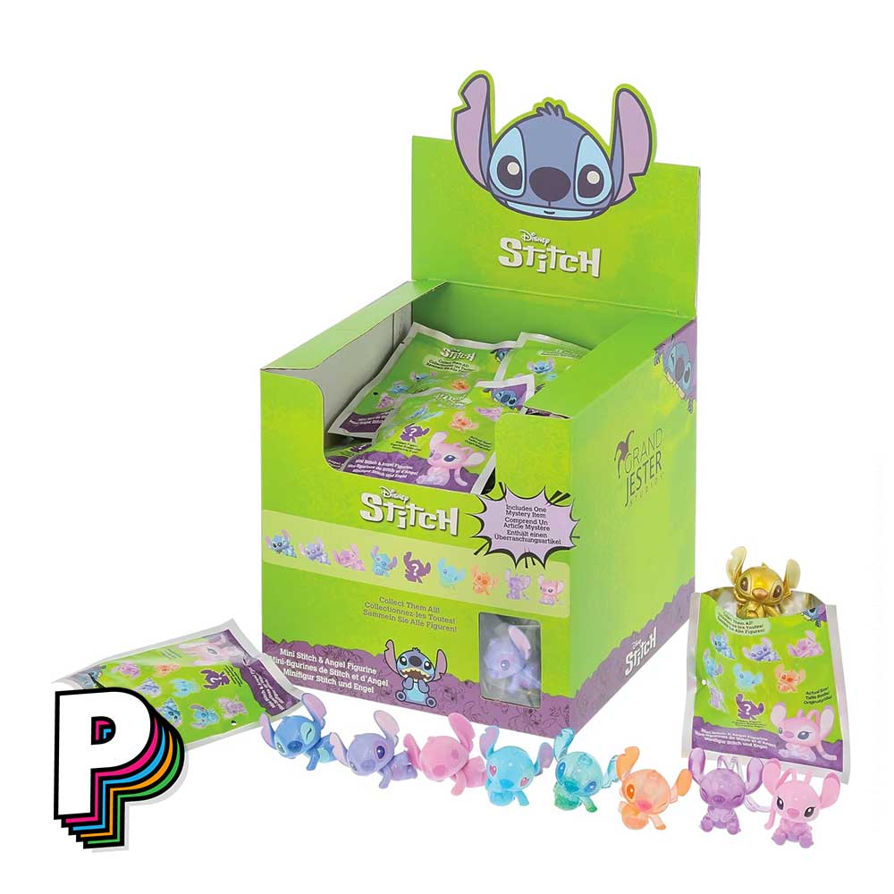 Blindbox Mini Stitch & Angel Série 6 Disney présentoir et figurine