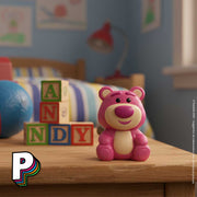 Blindbox Mini Lotso Toy Story Série 3 Disney 3.75 cm de haut