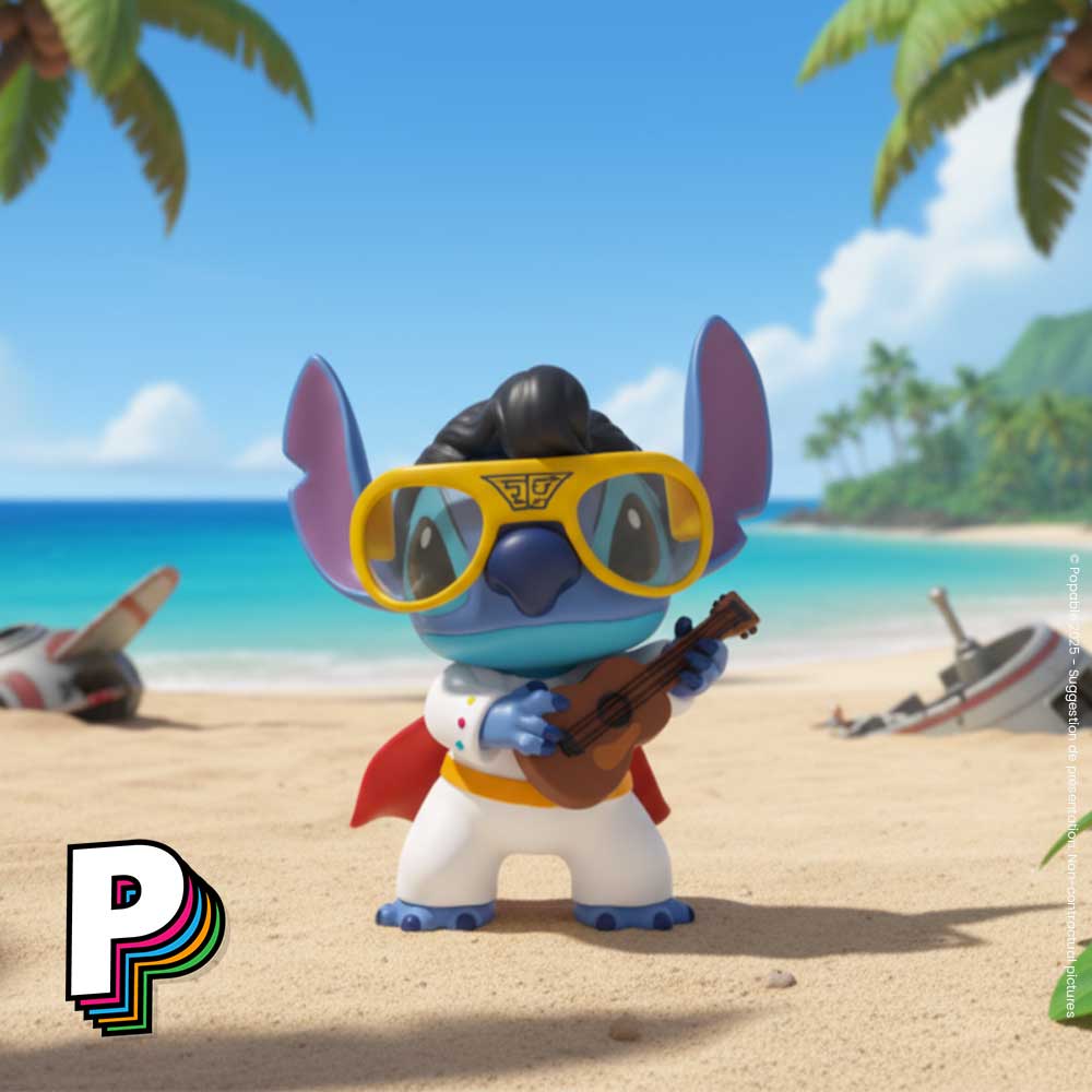 Blindbox Mini Stitch Elvis de Disney figurine secrète