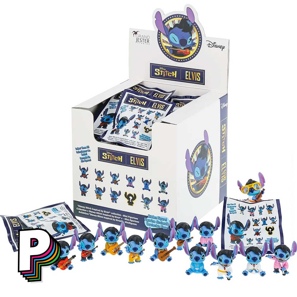 Blindbox Mini Stitch Elvis de Disney avec boite