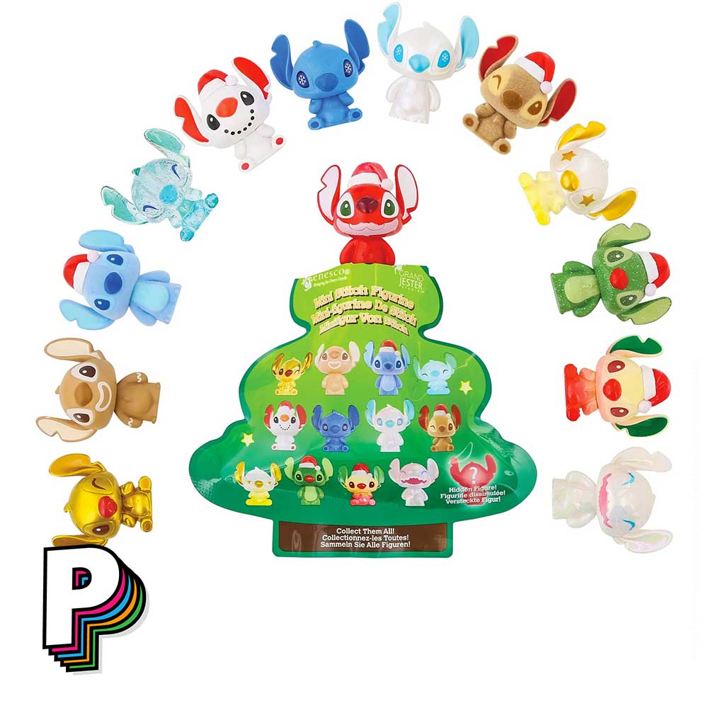 Blindbox Mini Stitch Noël Série 4 de Disney avec sachet