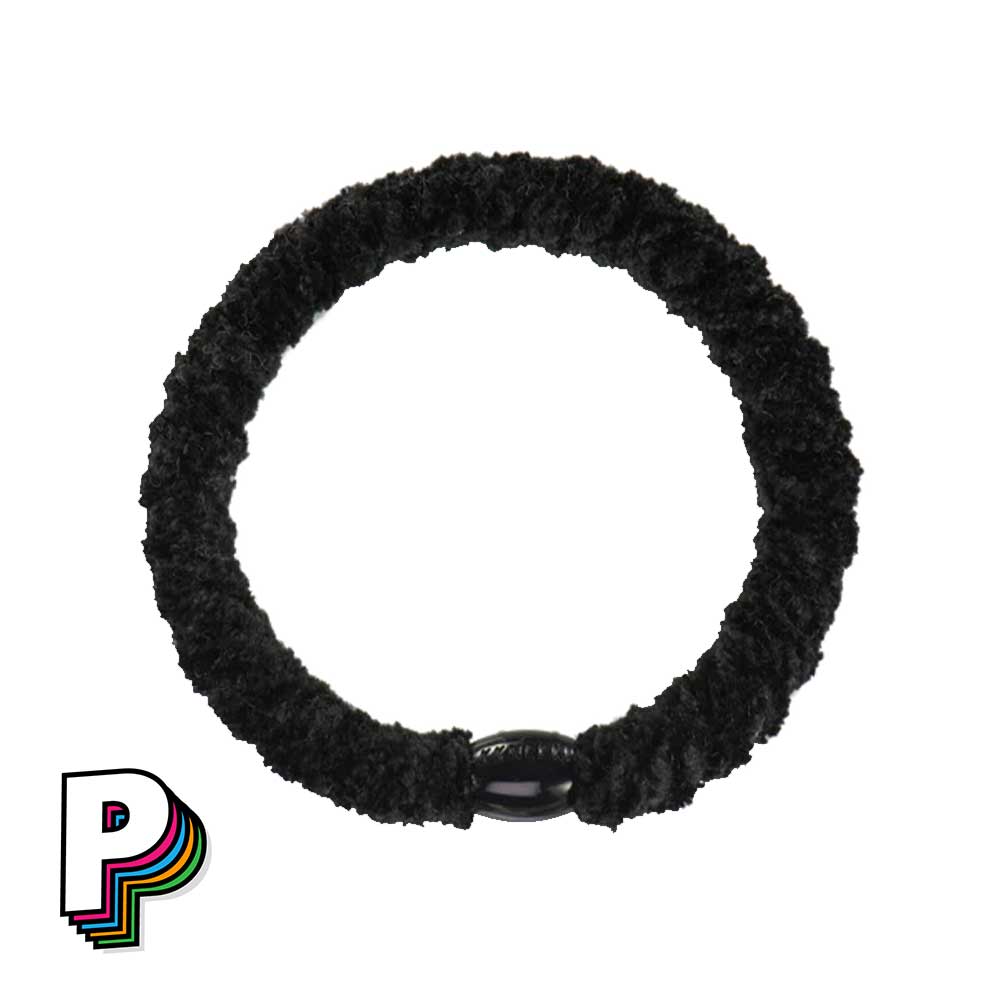 Chouchou & Bracelet 2 en 1 en velours noir velvet de Kknekki