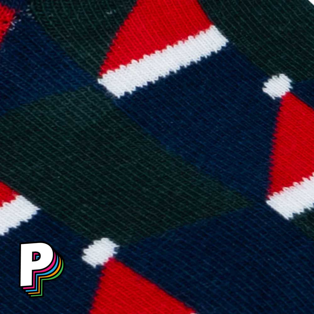 Détails des motifs Chaussettes Bonnets de Noël – Malcolm et Raphael – Cabaïa