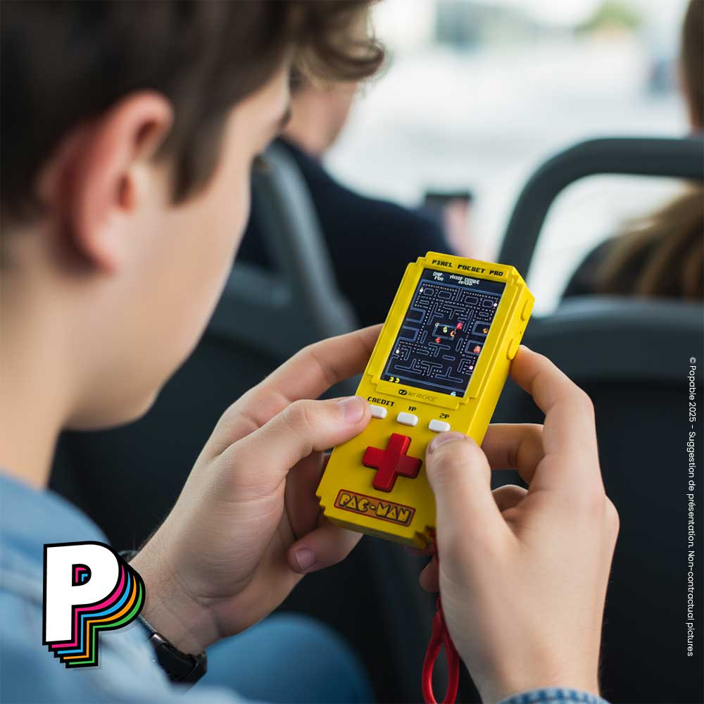 Arcade de poche Pac-Man Pixel Pocket Pro 2 de My Arcade dans bus