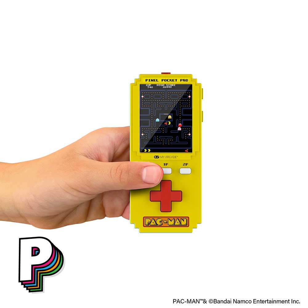 Arcade de poche Pac-Man Pixel Pocket Pro 2 de My Arcade de face
