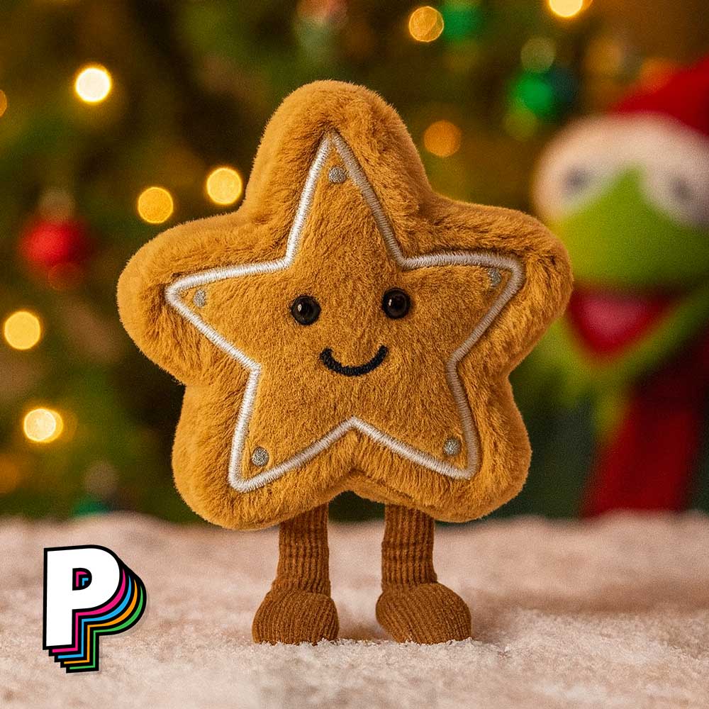 Peluche Cookie Étoile de Noël Jellycat