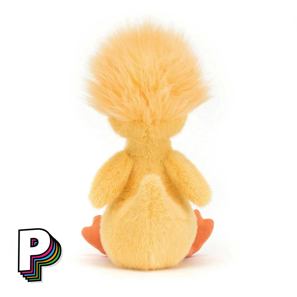 Peluche caneton ROCK3D de dos