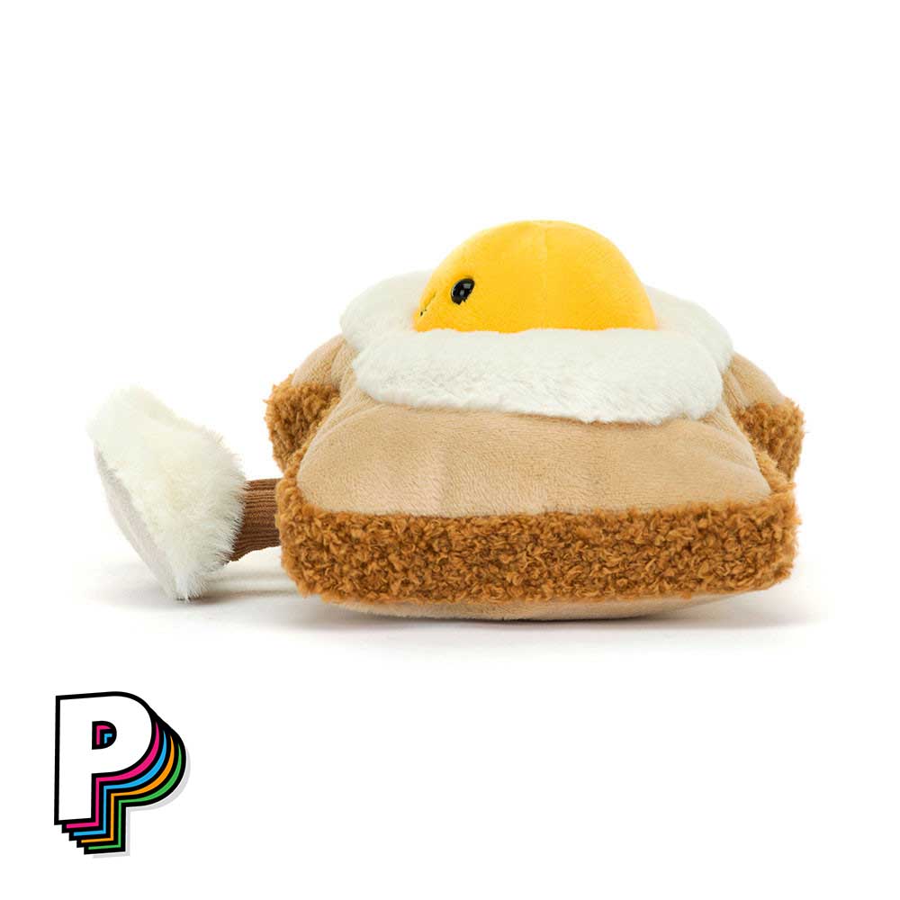 Amuseables Egglantine Egg On Toast de côté
