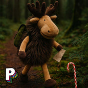 Peluche élan Merrick Jellycat en randonnée