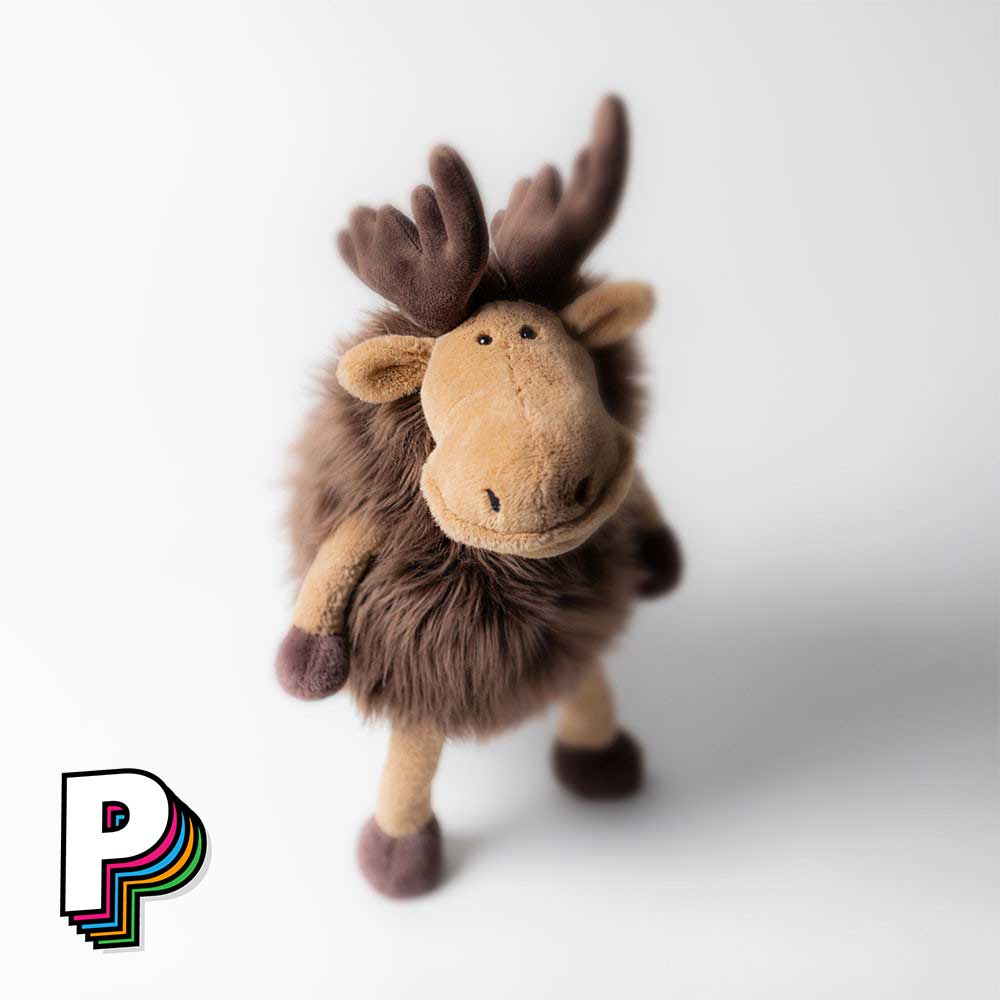 Peluche élan Merrick Jellycat debout