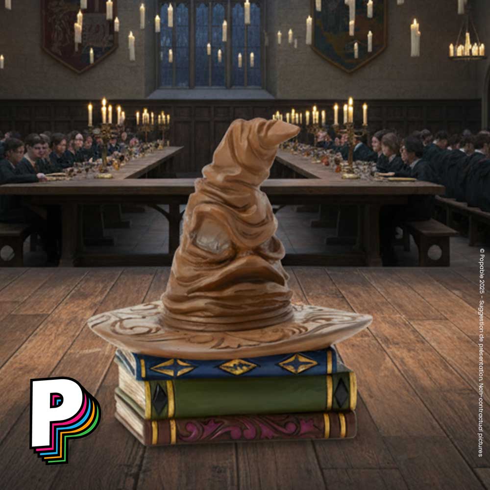 Figurine Choixpeau magique de Harry Potter by Jim Shore grand salle Poudlard