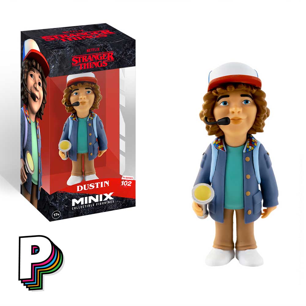 Figurine Dustin Henderson Stranger Things de Minix avec sa boite