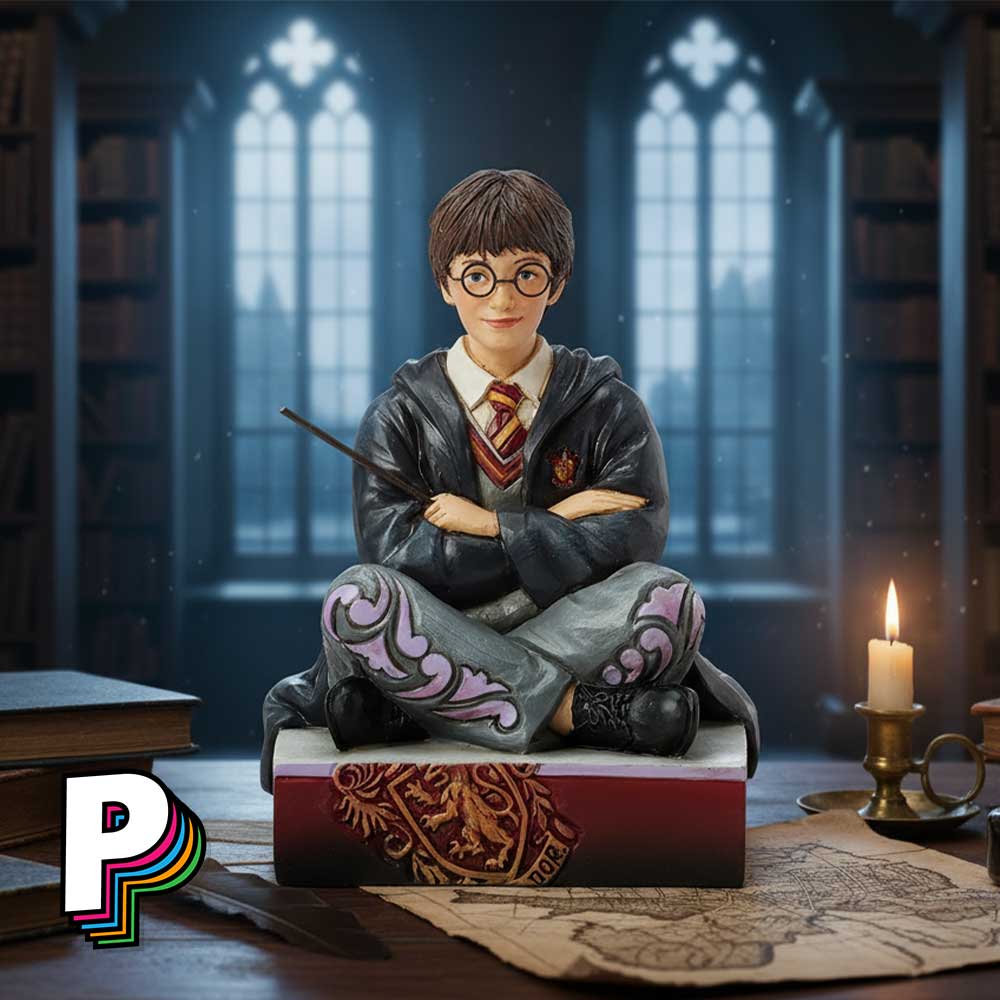 Figurine Harry Potter Baguette Magique by Jim Shore illustration