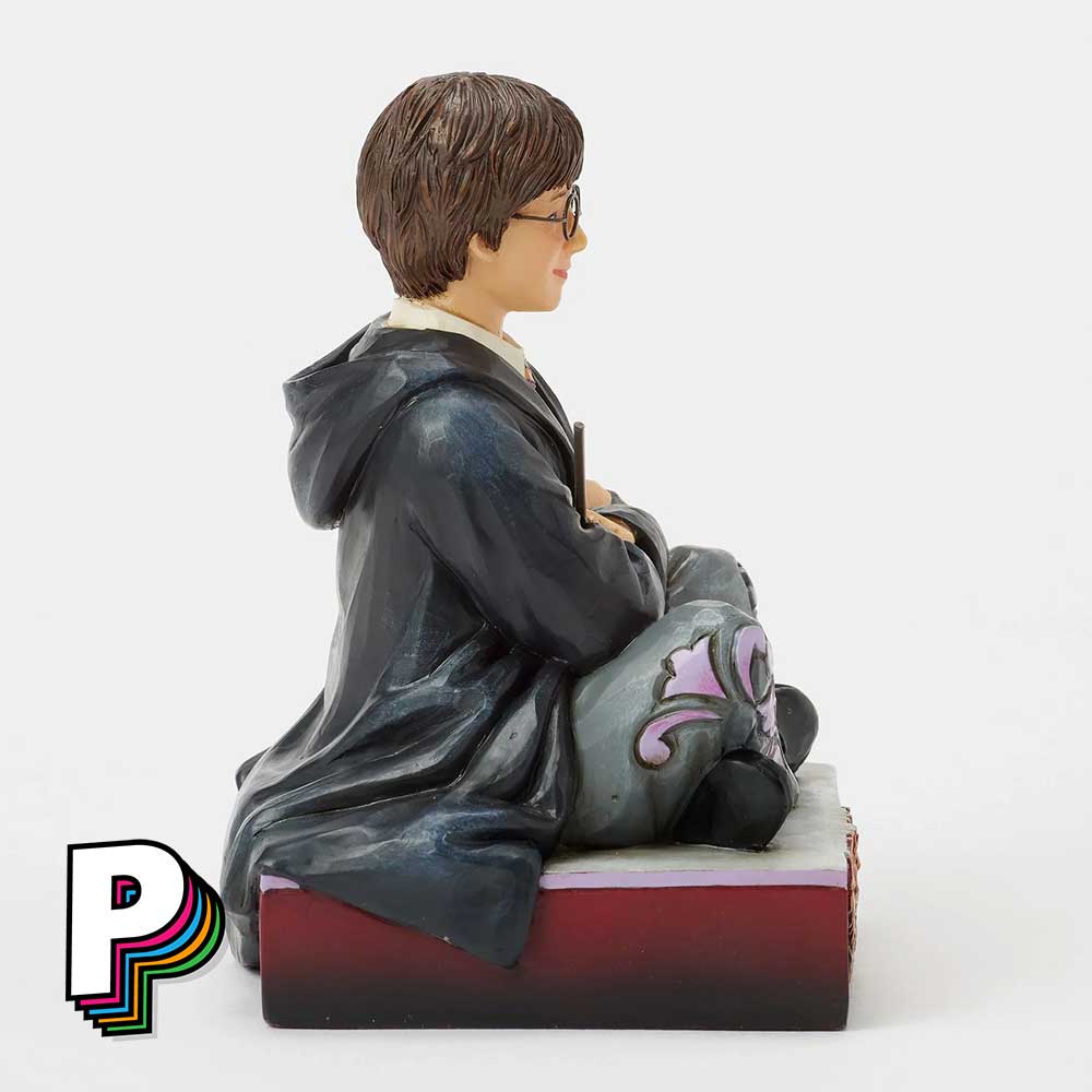 Figurine Harry Potter Baguette Magique by Jim Shore détails assis