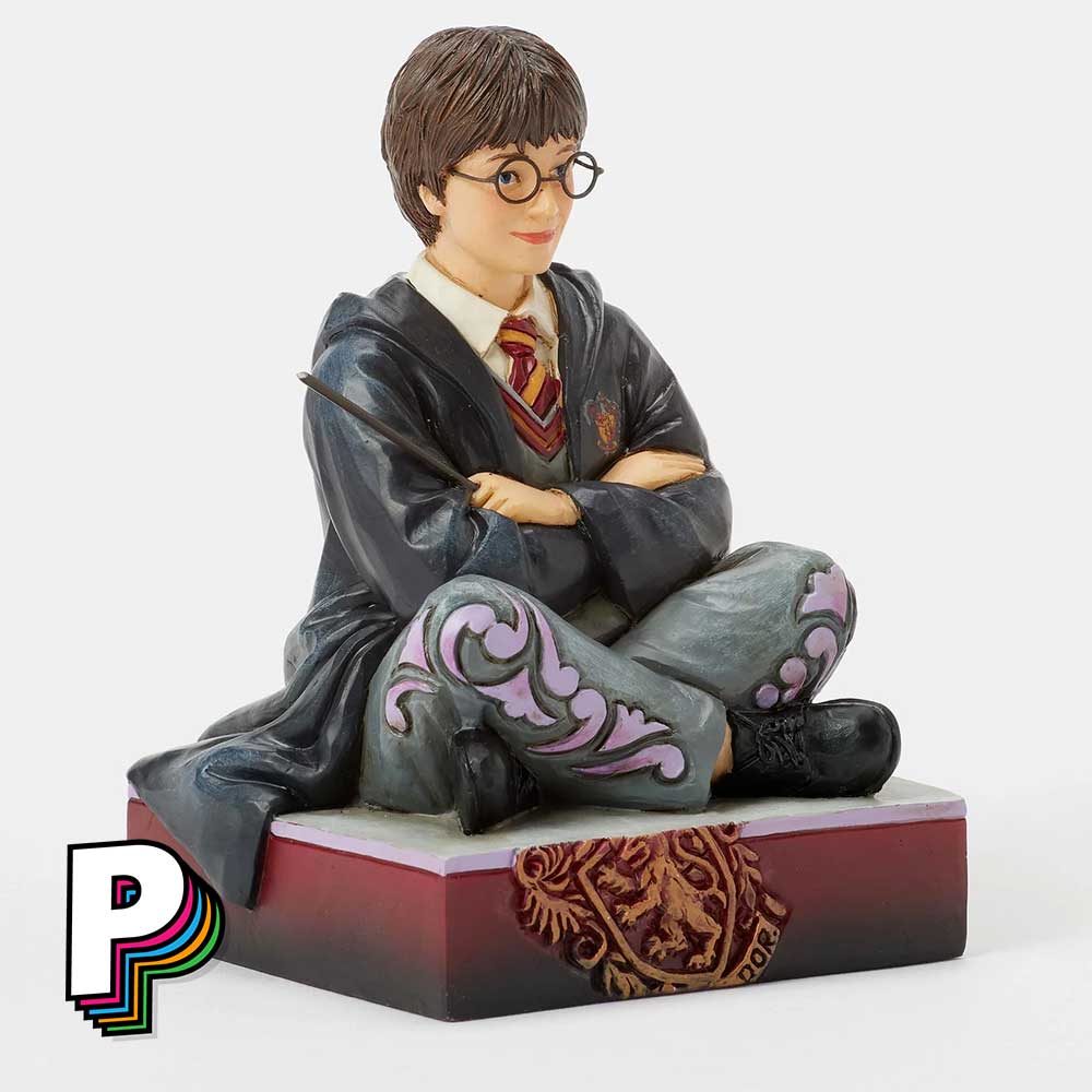 Déails Figurine Harry Potter Baguette Magique by Jim Shore