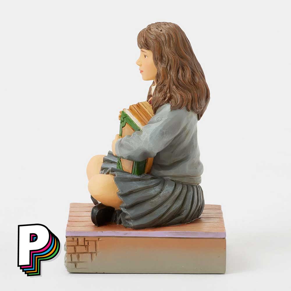 Figurine Hermione Granger avec Livres Harry Potter by Jim Shore de côté