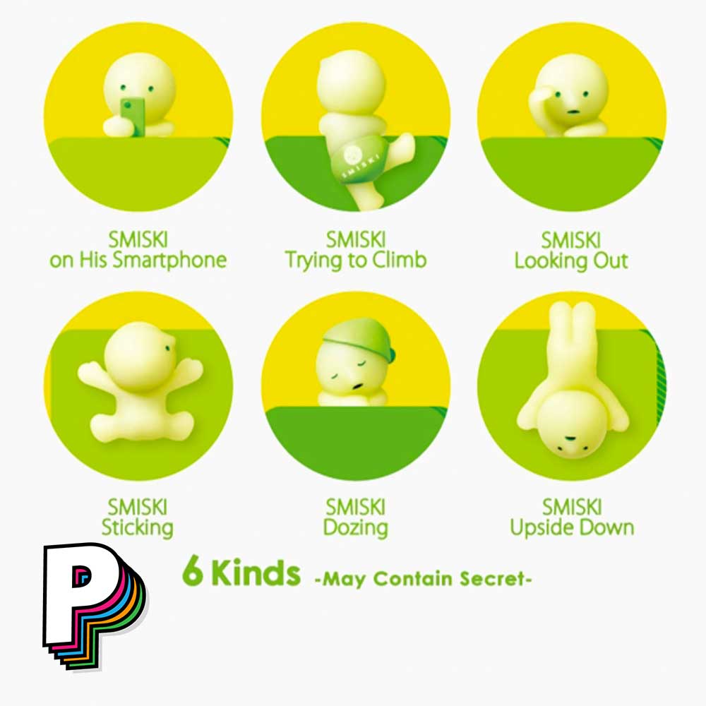 6 Figurines Smiski Hippers