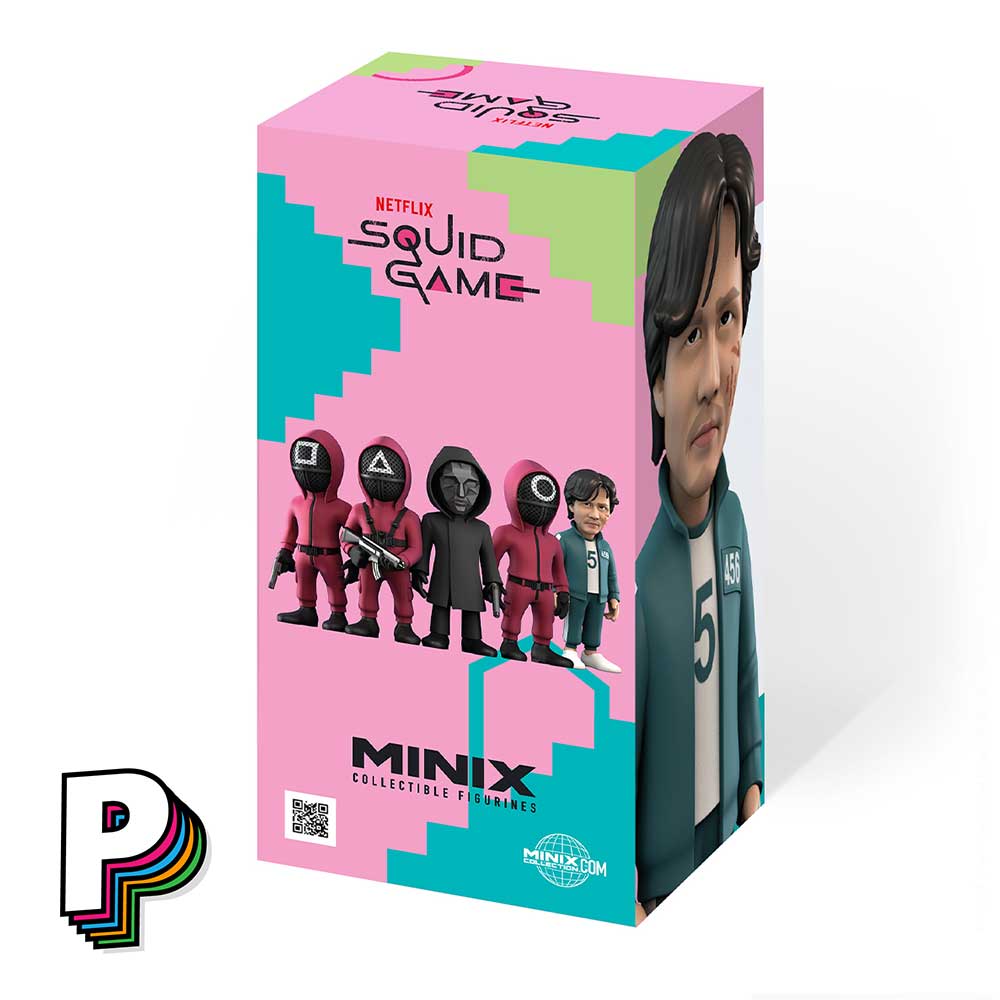 Facing arrière boite Figurine Joueur 456 Seong Gi-hun Squid Game de Minix 