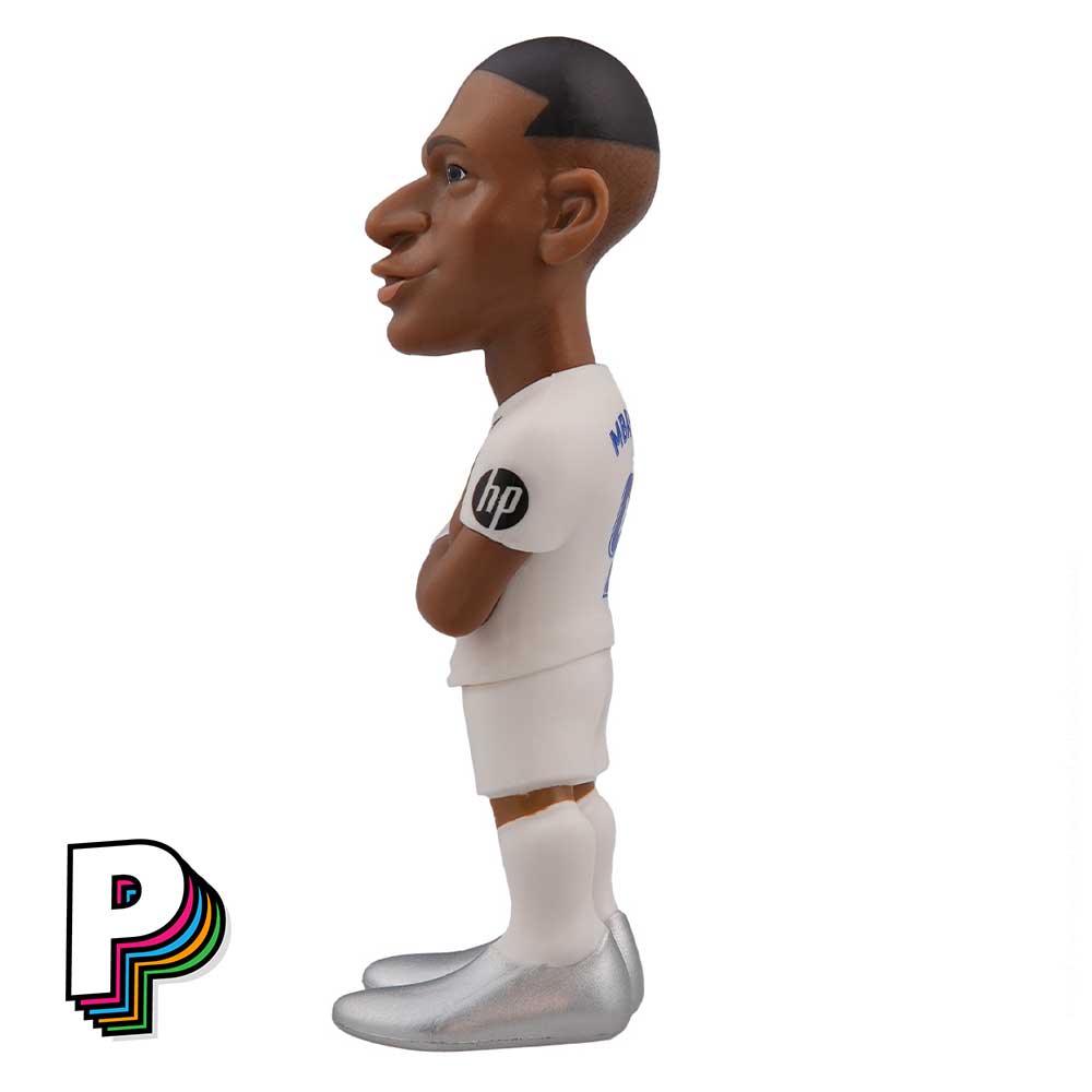 Figurine Mbappé Real Madrid de Minix de côté