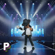 Figurine Michael Jackson Billie Jean de Minix sur scène