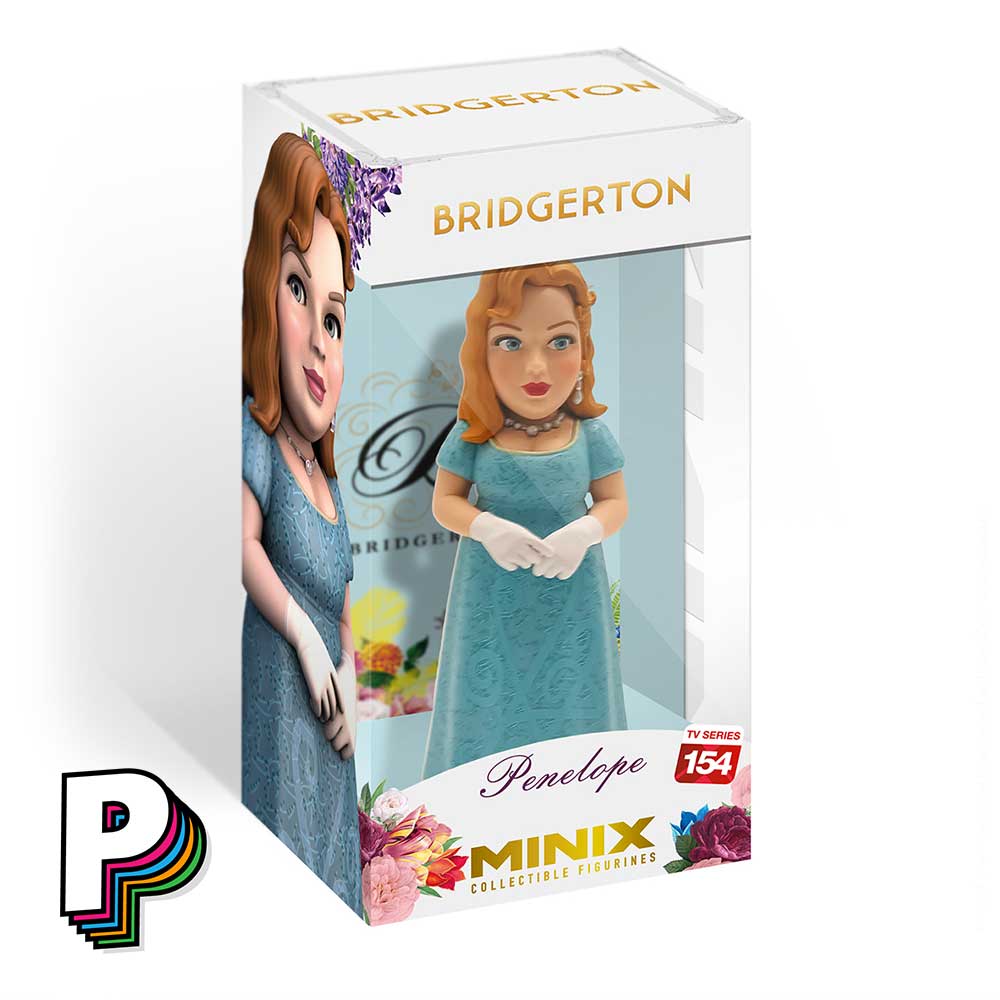 Facing avant boite Figurine Penelope Featherington Bridgerton de Minix