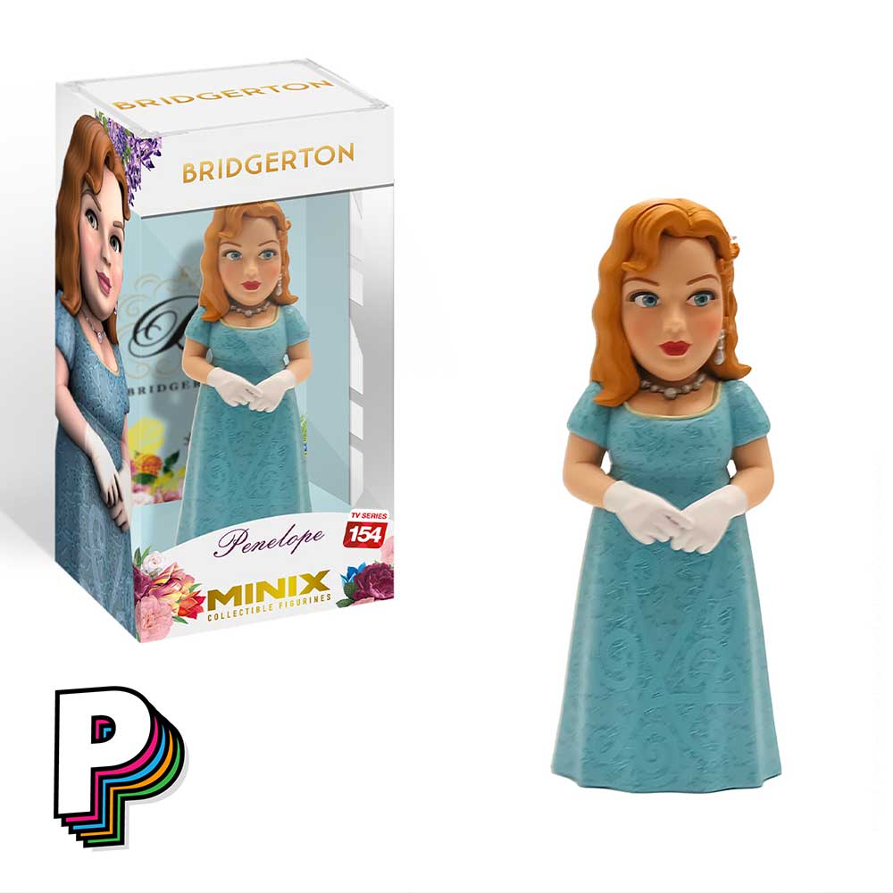 Facing avant Figurine Penelope Featherington Bridgerton de Minix et la boite