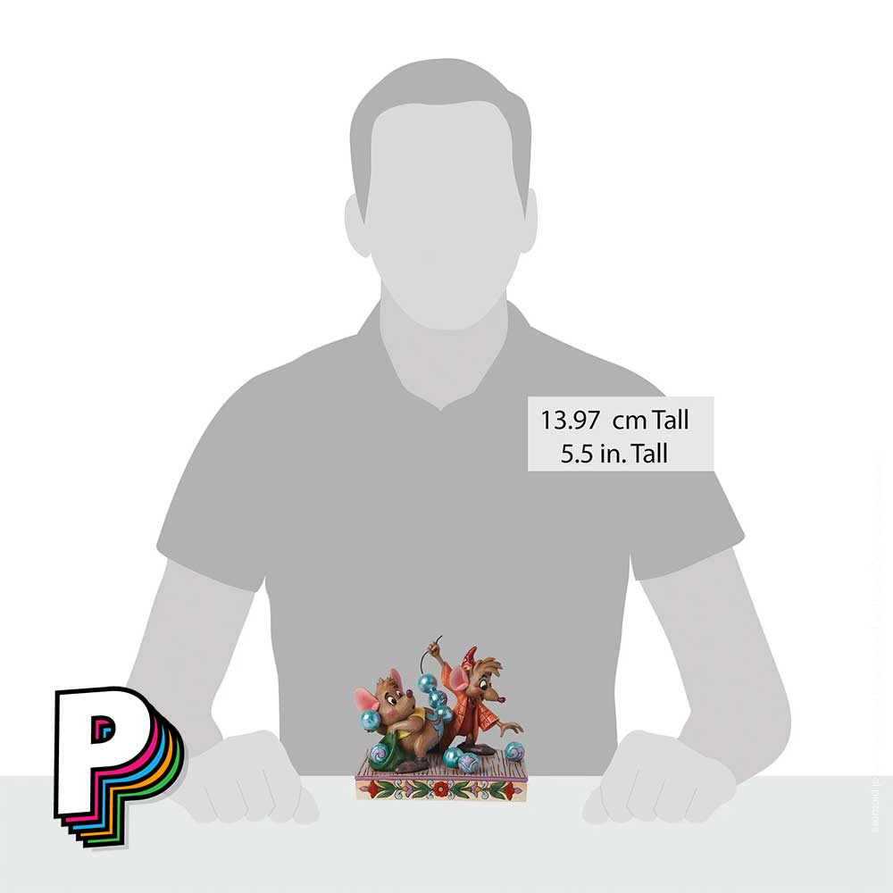 taille Figurine Jac & Gus "Des perles pour Cendrillon" de Disney