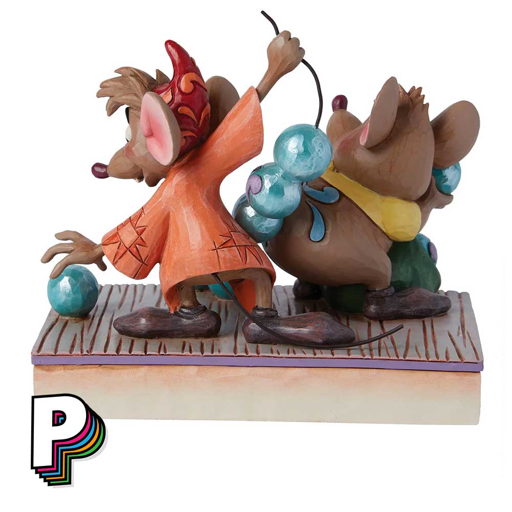 Figurine Jac & Gus "Des perles pour Cendrillon" de Disney de dos