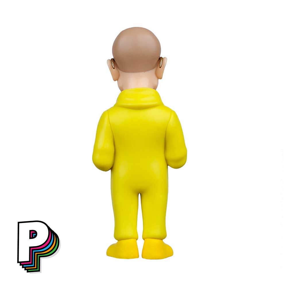 Figurine Walter White Heisenberg avec combinaison jaune de Breaking Bad de dos