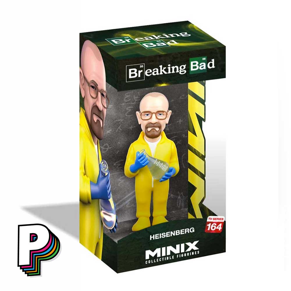 Figurine Walter White Heisenberg avec combinaison jaune de Breaking Bad boite premium collector