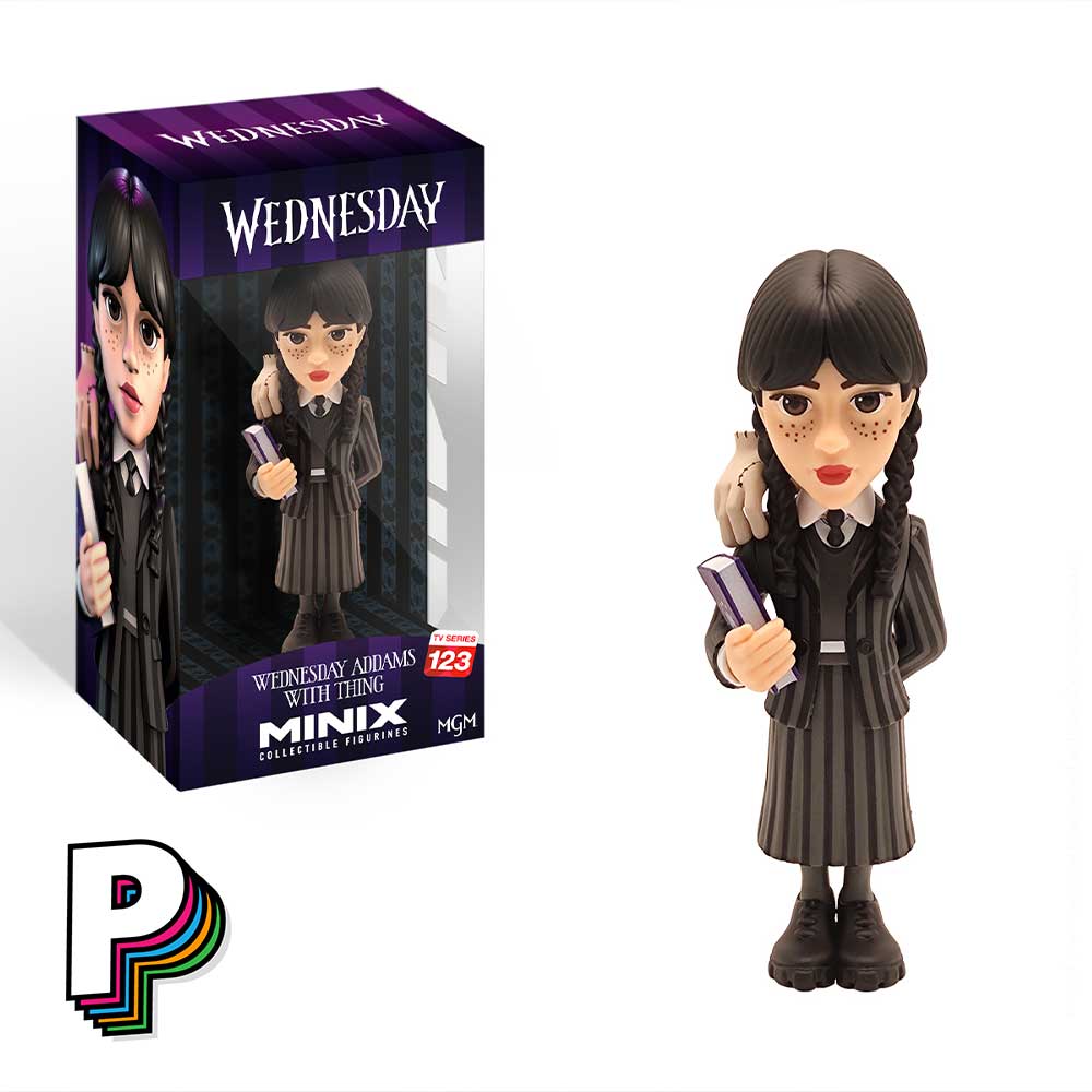 Figurine Wednesday avec La Chose Minix avec la boite