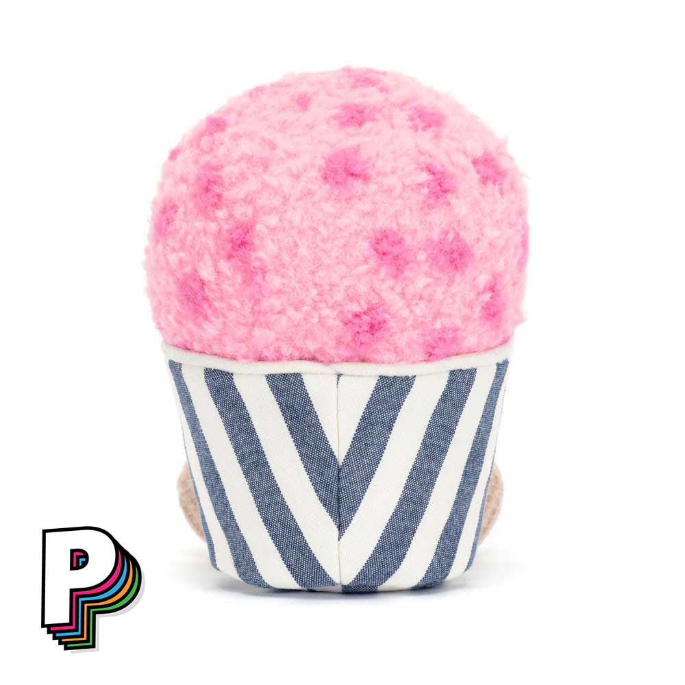 Dos de la peluche glace