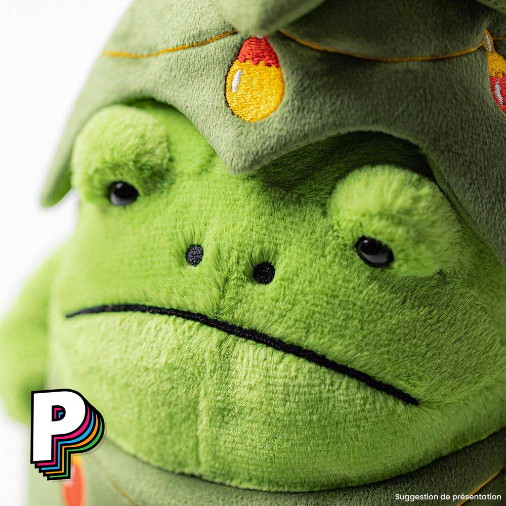 détails tête Ricky rain sapin noel