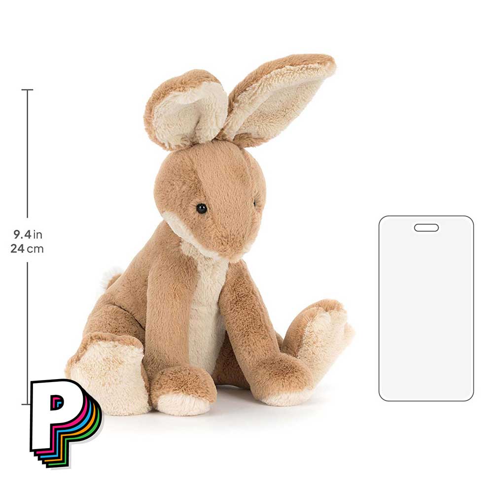 Dimensions de la peluche lièvre horticus Jellycat