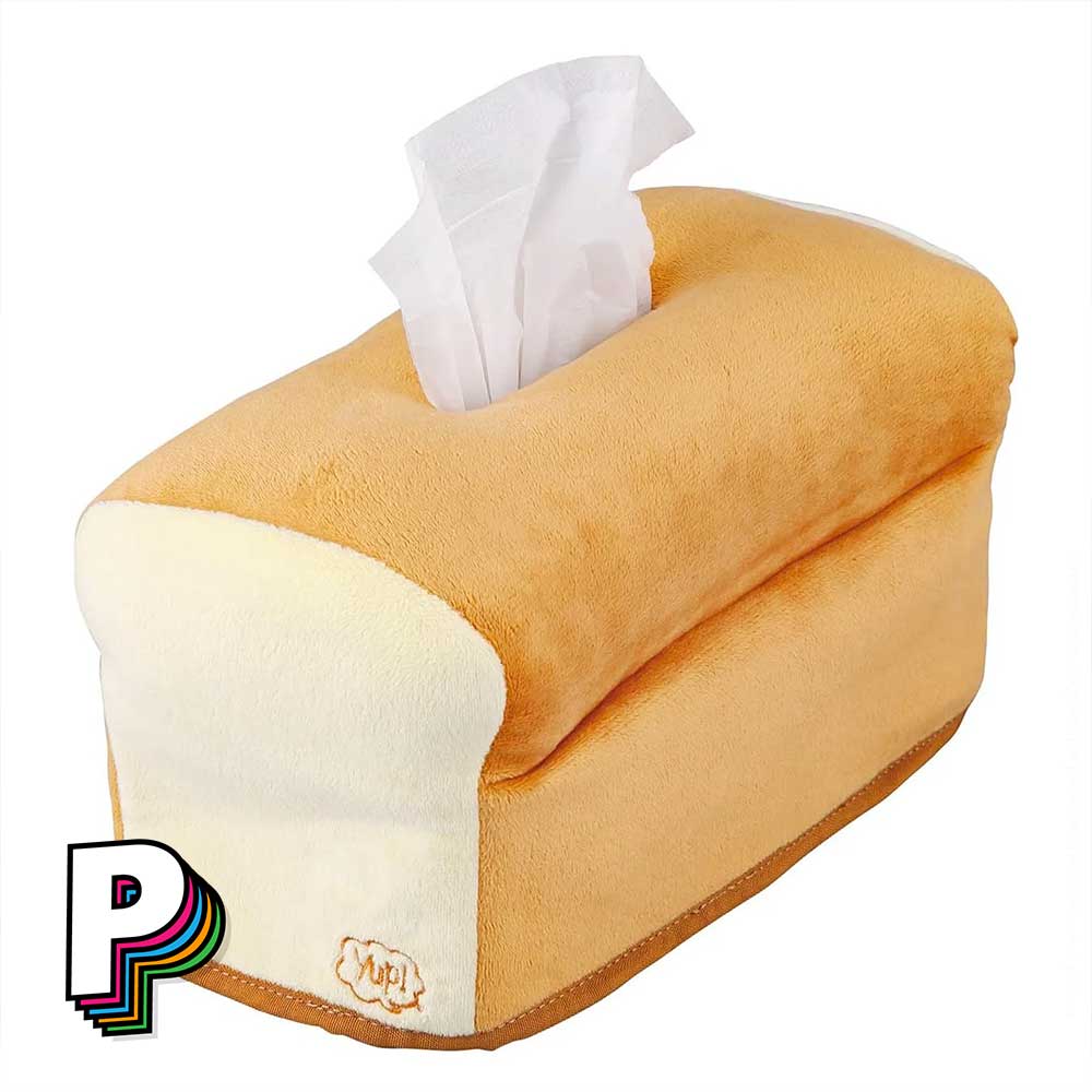Housse boite mouchoir Pain/Brioche en peluche de Yup!