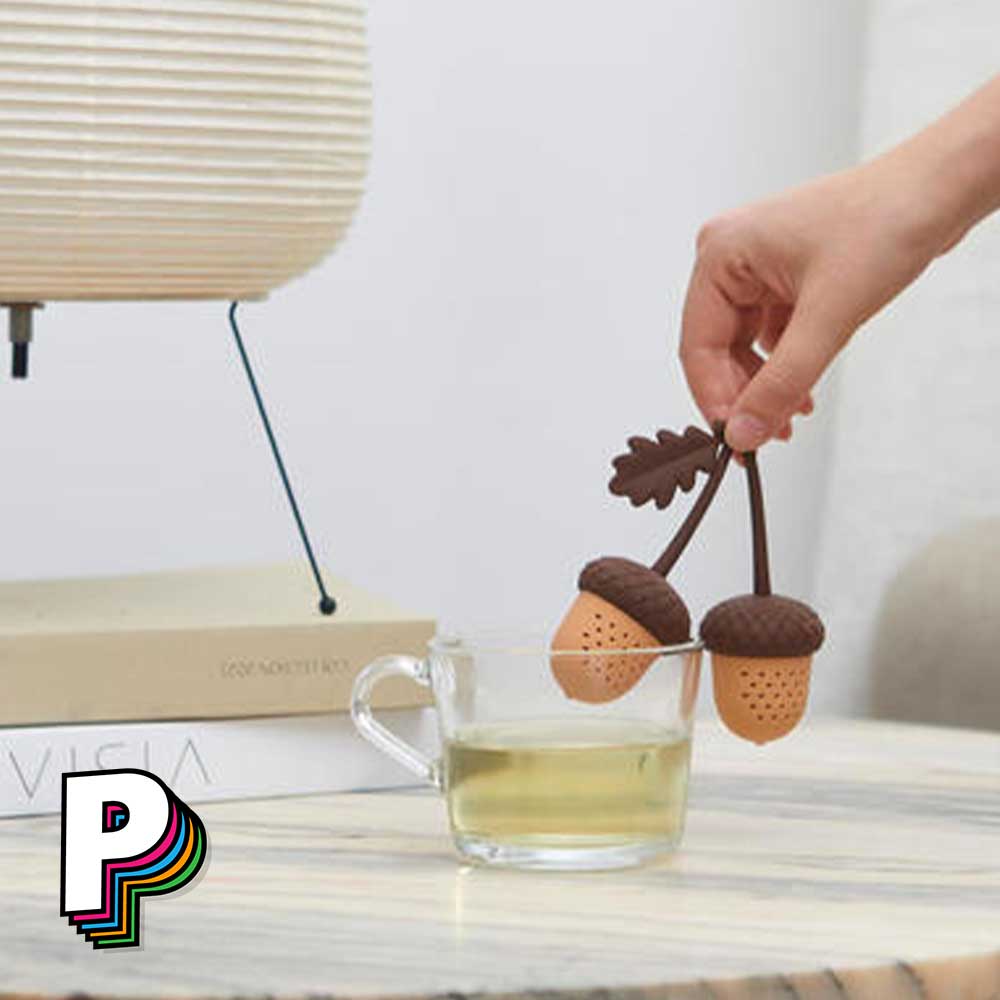 Infuseur thé duo Glands en silicone mise en scène