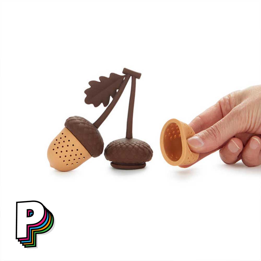 Infuseur thé duo Glands en silicone ouvert