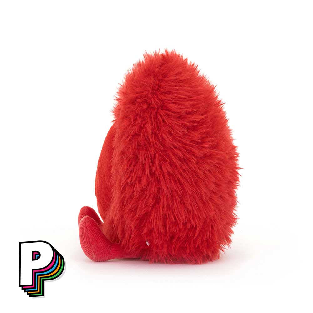 peluche coeur beatie de côté