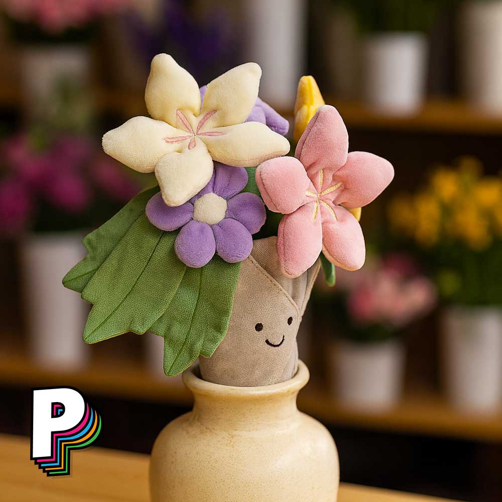 Peluche bouquet fleurs Jellycat A2BFL