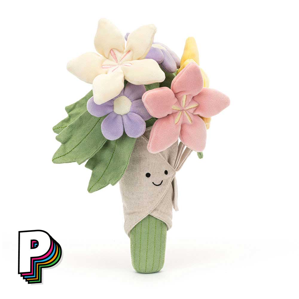 Peluche bouquet fleurs Jellycat