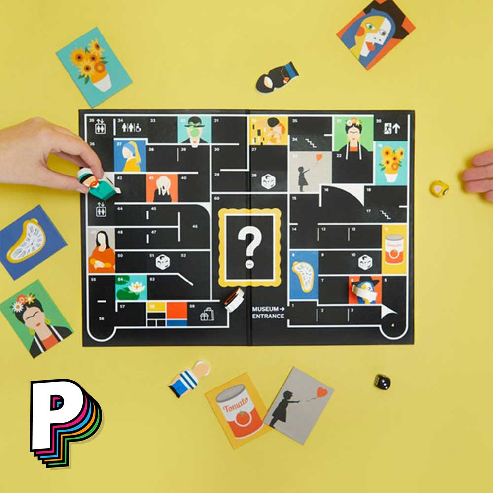 Jeu de l'Oie revisité autour de l'Art détails du plateau