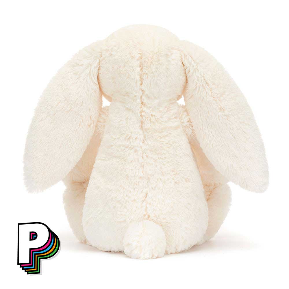 peluche lapin Peluche lapin crème blossom "Berry" de Jellycat medium de dos