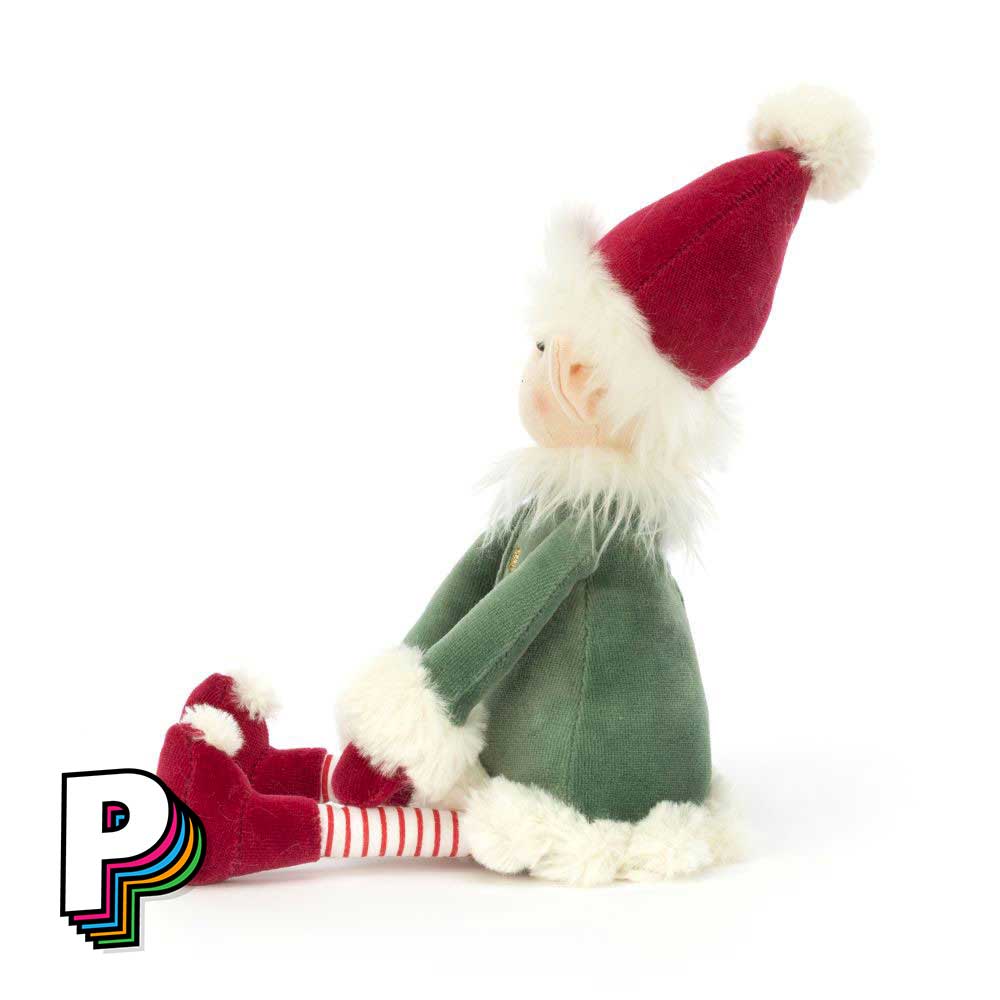 Peluche Leffy lutin Jellycat cote