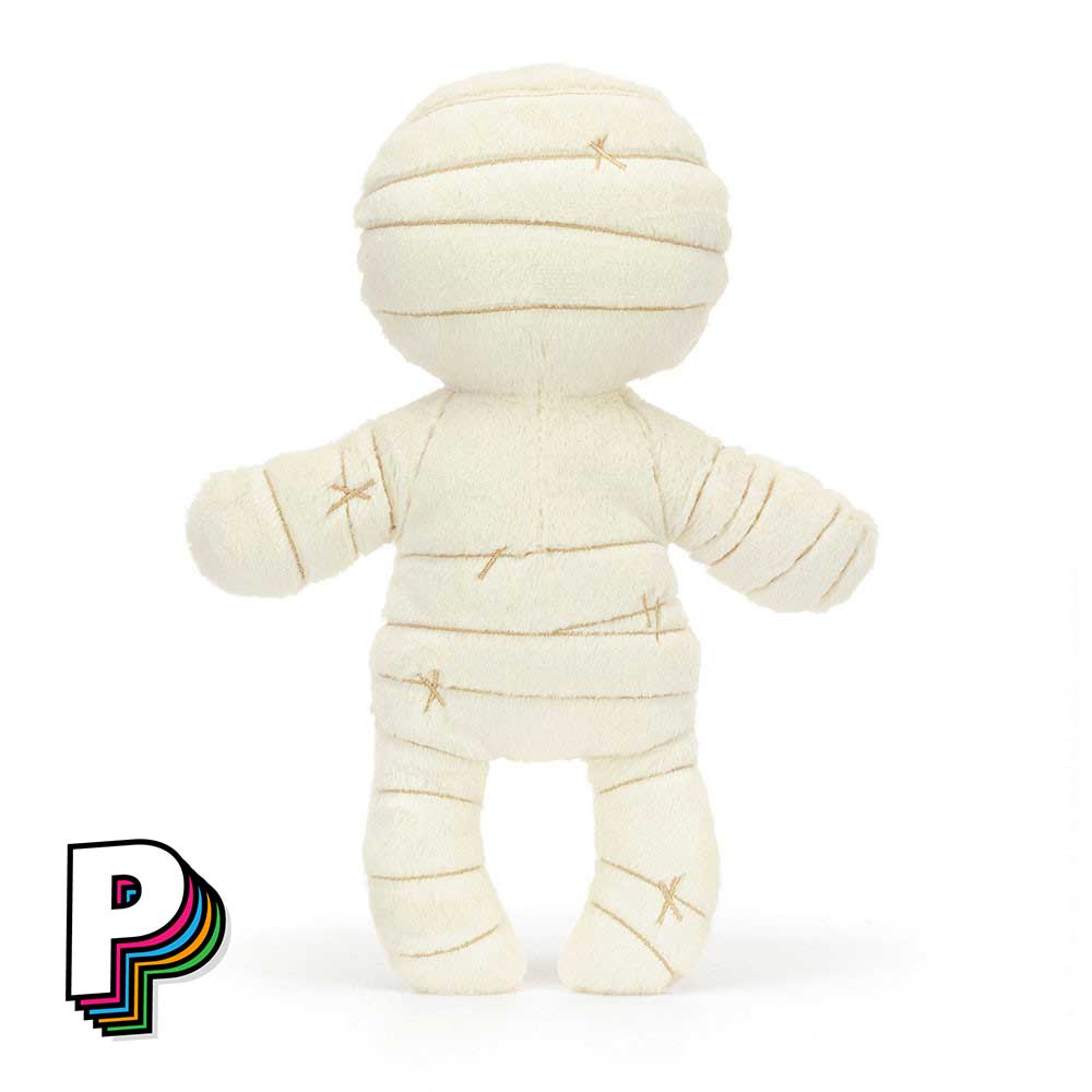 Peluche dos  Bob momie Jellycat MUM3B